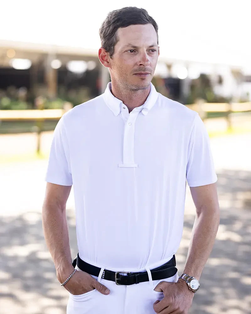 Camisa Polo de competencia para hombre DADA Sport Blue