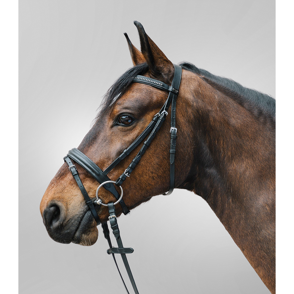 Cabezada Diamant Color Negro Full - Full - Negro 