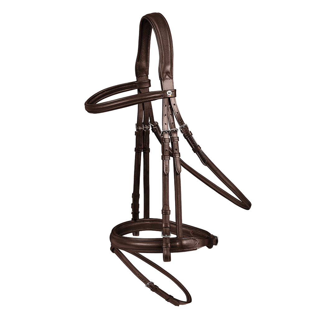 Cabezada Inglesa Combinada X-line Color Café Talla Cob 