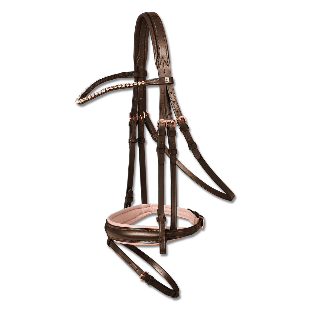 Cabezada X-Line - Cob - Rose/Brown 