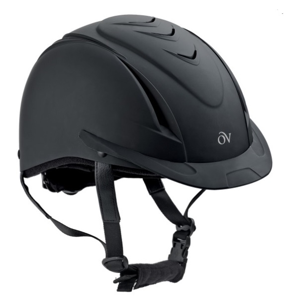 Casco Ov Deluxe Schooler - XS/S - Negro - Ventilas Negras