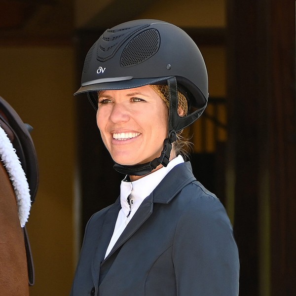 Casco Ovation Jump Air - S/M - Negro Matte 