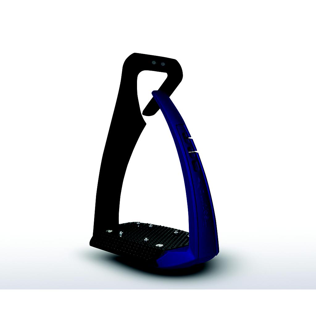 Estribos Soft Up Pro + - Negro/Azul Marino - Negro/Azul Marino 