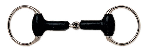 Filete Sefton Argolla Semi Redonda Articulado Puente de Goma - 13.5 cm 