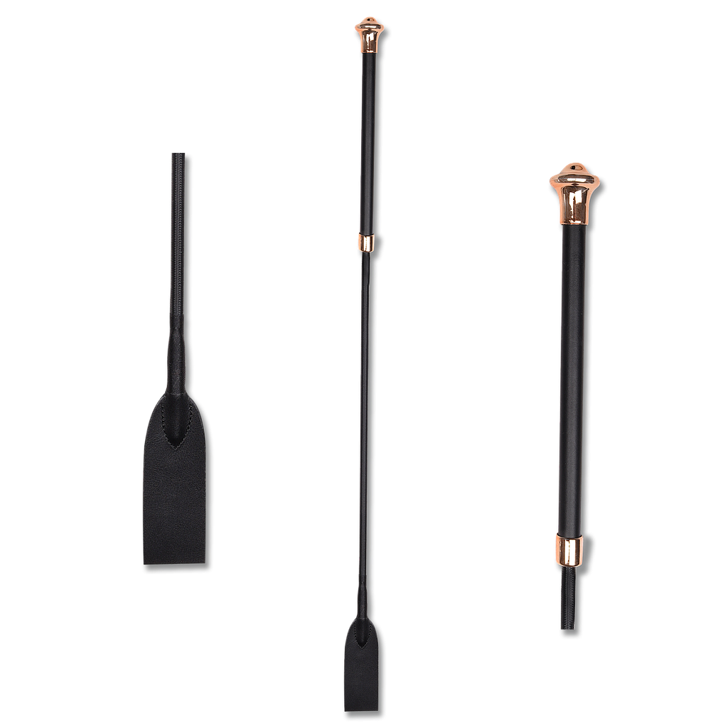 Fuete Para Salto Noblesse Color Negro 65cm - 65 cm - Negro 