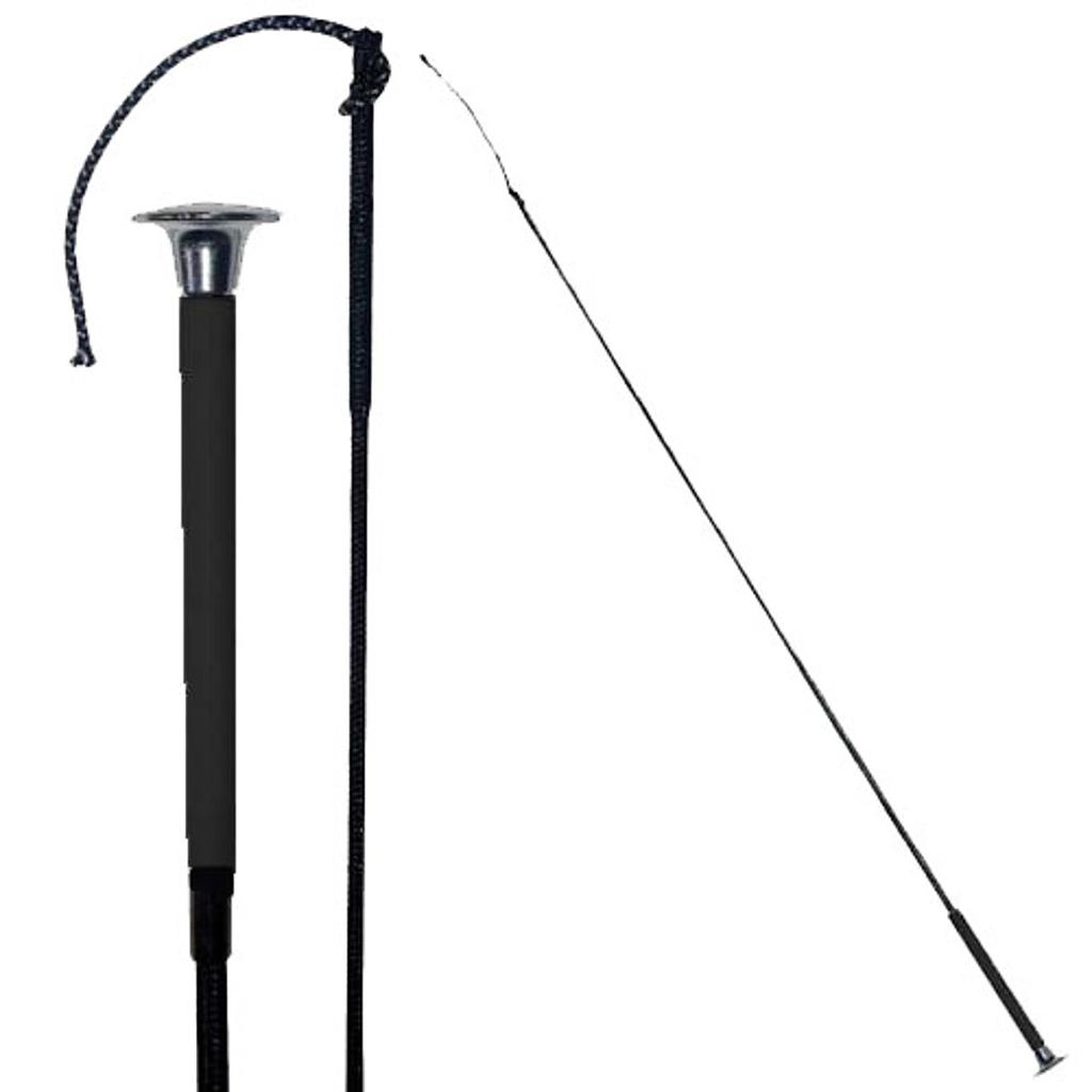 Fusta Para Adiestramiento Mango con Tope - 39" - Negro 