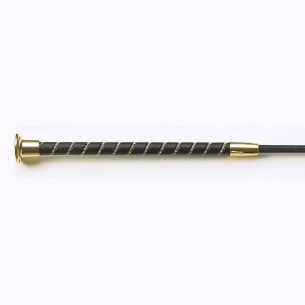 Fusta de Doma EquiStar - Negro/Dorado - Negro/Dorado 