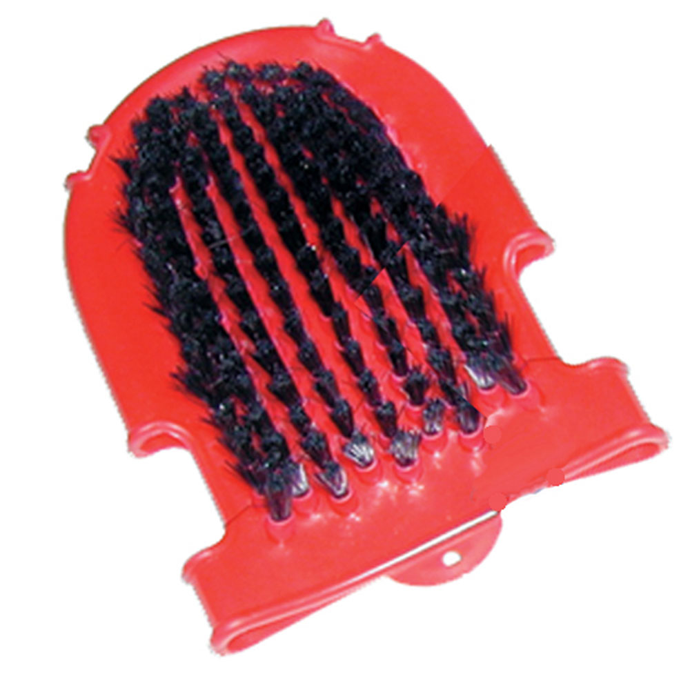 Guante Para Limpieza De Caballos - Rojo - Rojo 