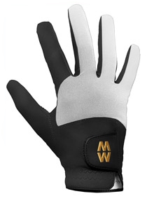 Guantes MacWet Puño Corto - 6 - Negro/Blanco 
