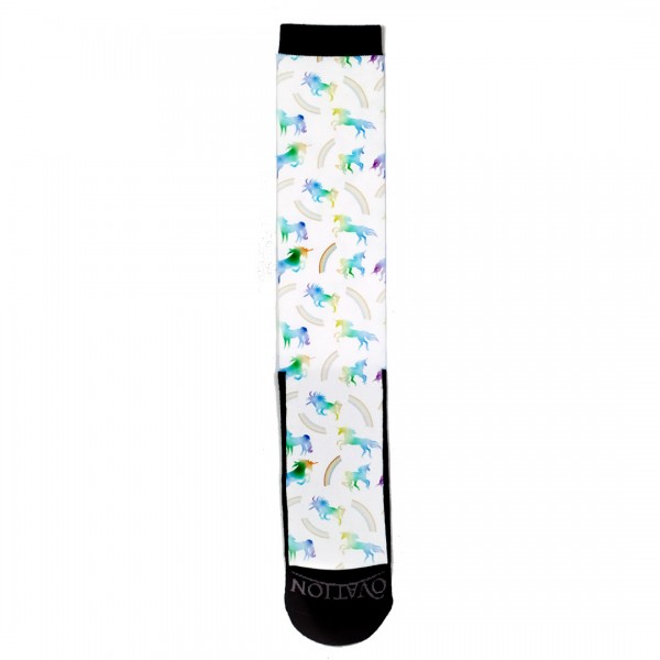 Medias Para Niños FootZees Ovation - 7-10 - Rainbow Unicors - Rainbow Unicors