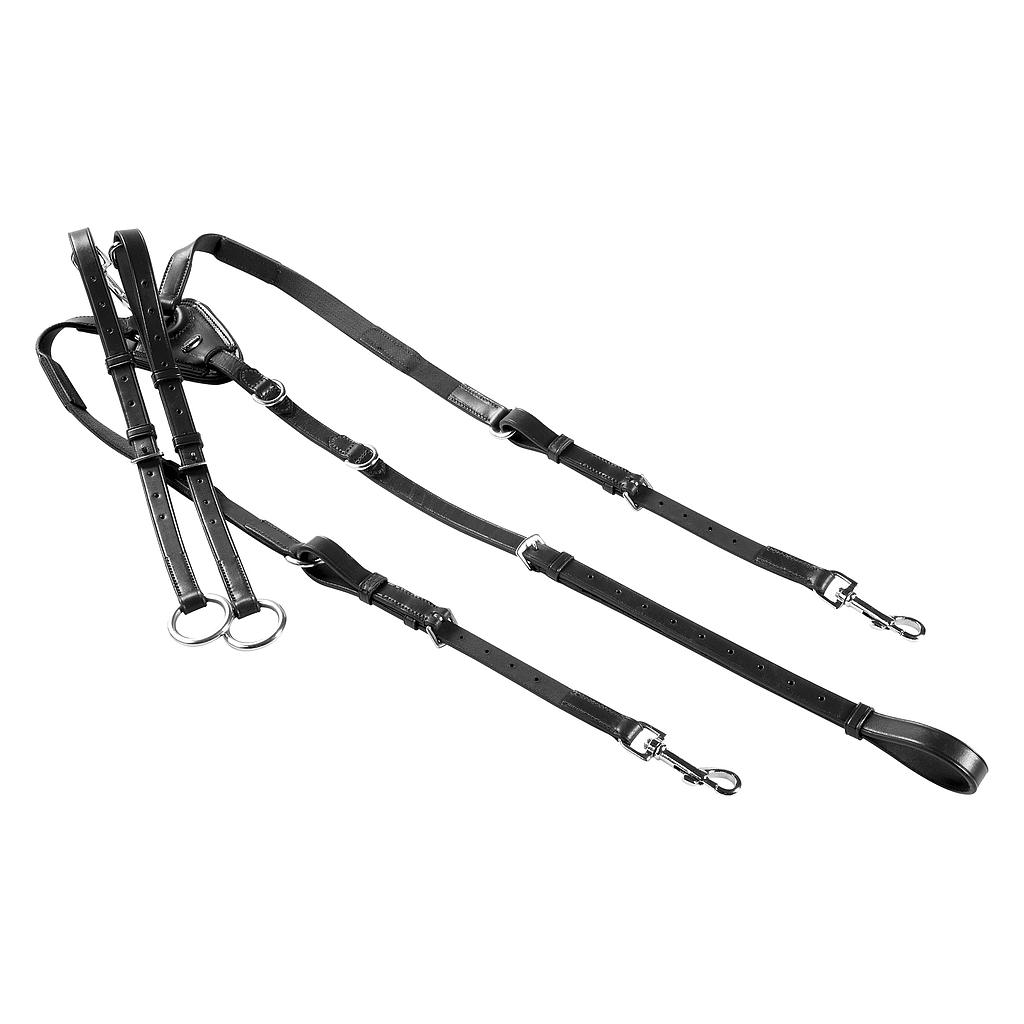 Pechera Wembley X-Line Granada Elastica Color Negro Talla Full 