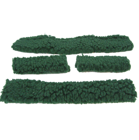 Protector Tubular De Fleece Para Gamarron - Verde - Verde 