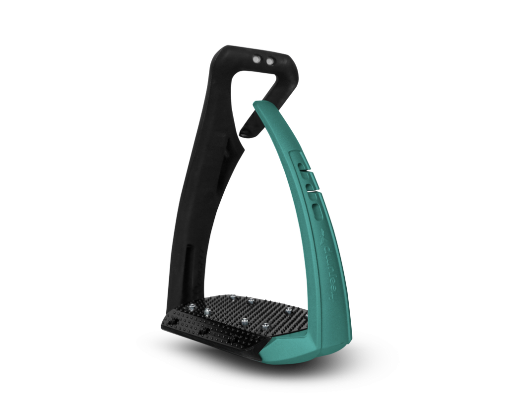 Estribos Soft Up Pro + - Negro/Verde - Negro/Verde