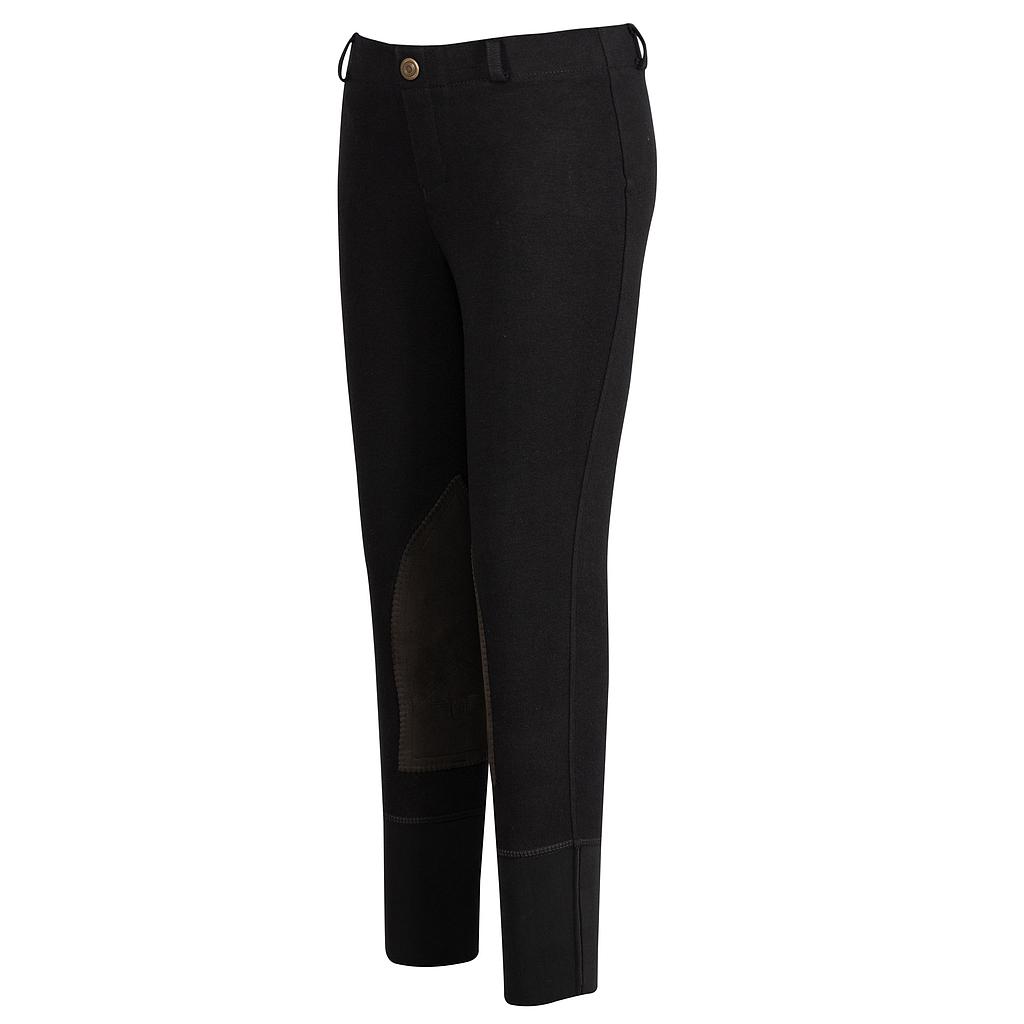Breeches Jpc Tuff Ride Lowrise Para Niño - 10 - Negro