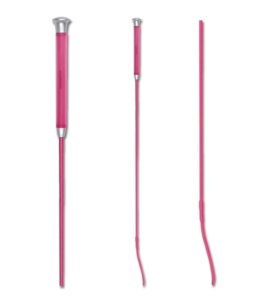 Fusta De Adiestramiento Con Agarrador Gel de 120cm - Rosado 