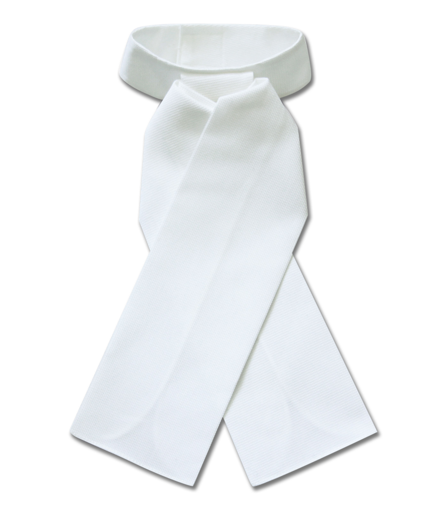 Plastron Para Hombre Color Blanco