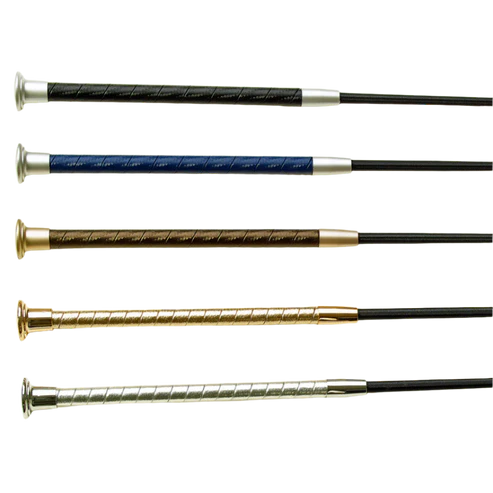 Fusta Doma Mango de Cuero Cafe Matte