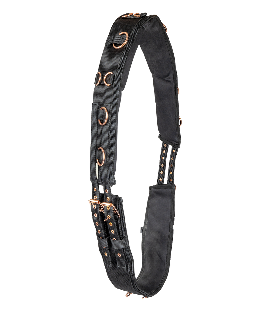 Cincho Para Tornear Color Negro Con Argollas Talla Full