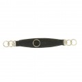 [470208BLK  HRSE] Barbada Acolchada con Cuero Negro 8.5L 