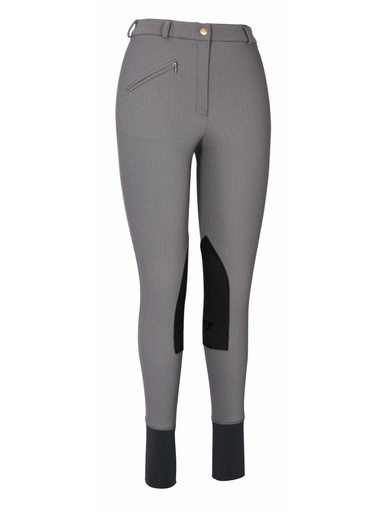 [10013-33/107/24] Breeches Jpc Tuff Rider Para Dama - 24 - Gris Oscuro 