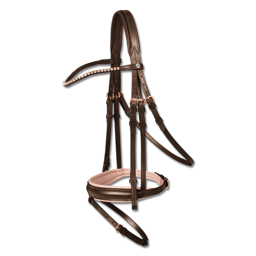 [9572430-WB] Cabezada X-Line - Full - Rose/Brown 