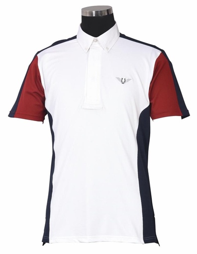 [100907-115/01/L] Camisa De Competencia Dennison TuffRider Mangas Cortas - L 