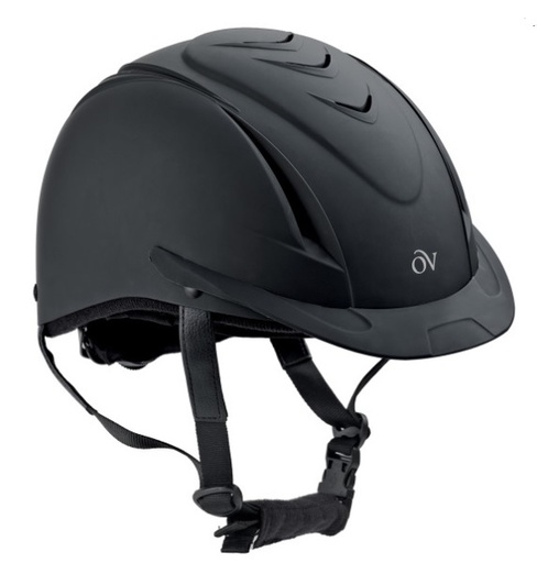 [467566VBKBKXS/S] Casco Ov Deluxe Schooler - XS/S - Negro - Ventilas Negras