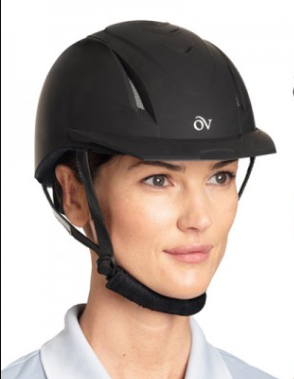 [467566BLK LG/X] Casco Ov Deluxe Schooler - L/XL - Negro - Ventilas Grises