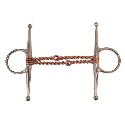 [210988] Filete Full Cheeck Puente Doble Retorcido 5" 