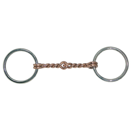 [240985] Filete Retorcido Para Pony de Cobre Talla 3.5" 