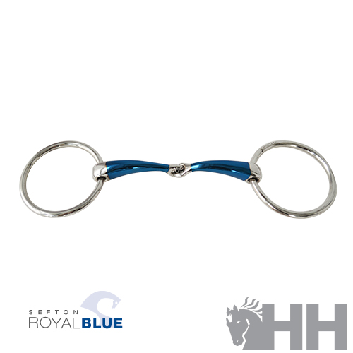 [05750074] Filete Sefton Royal Blue Argolla Suelta Articulado Curvo - 12.5 cm 
