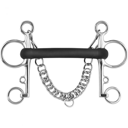 [42109 125 56] Frendo Pelham de Puente de Hule Rigido - 12.5 cm 