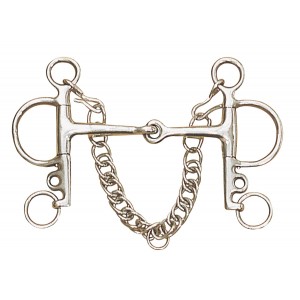 [405418SS   5.5] Freno Pelham Eggbutt Articulado Ss - 5.5" 