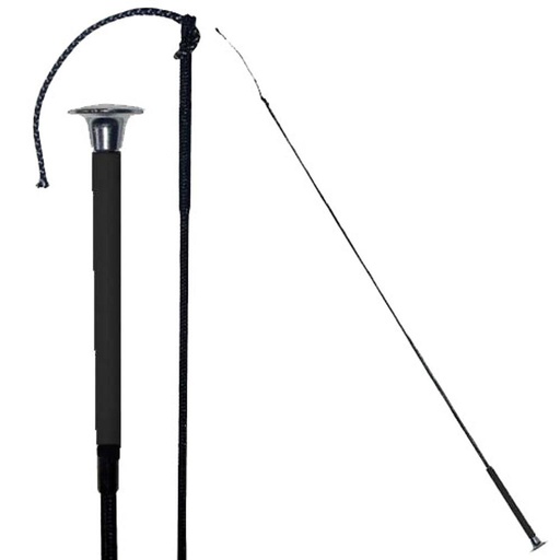 [111251B] Fusta Para Adiestramiento Mango con Tope - 39" - Negro 
