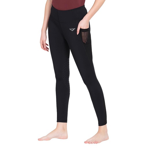 [100968-533_16_L] Leggings TuffRider EquiCool Minerva - L - Negro - Dama