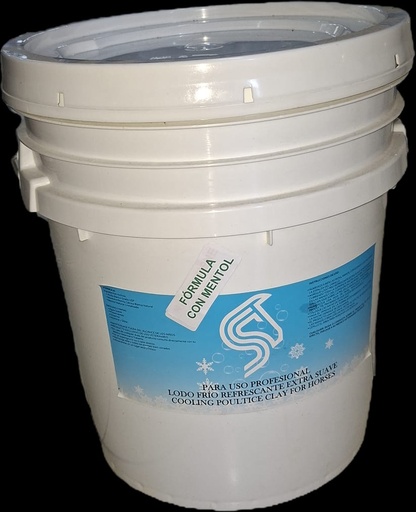 [ShowProTight25kMent] Lodo Frio Show Suave - 25 Kg - Con Mentol - Con Mentol