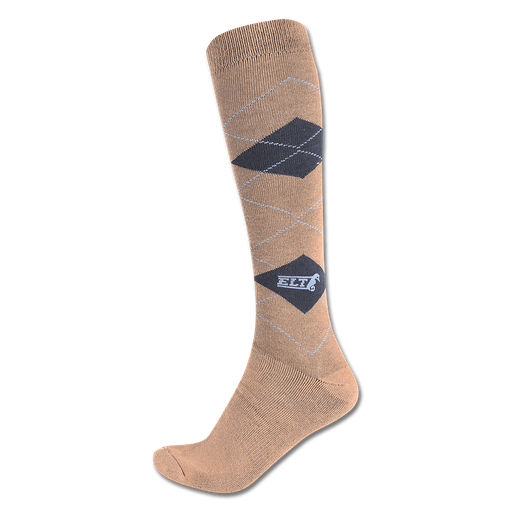 [314977-M] Medias ELT - M - Beige/Gris 