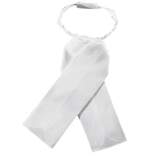 [205925] Plastron Para Dama Color Blanco 