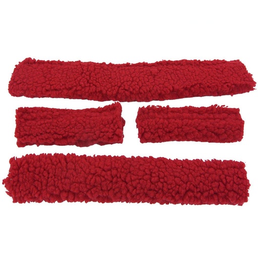 [158030] Protector Tubular De Fleece Para Gamarron - Rojo - Rojo 