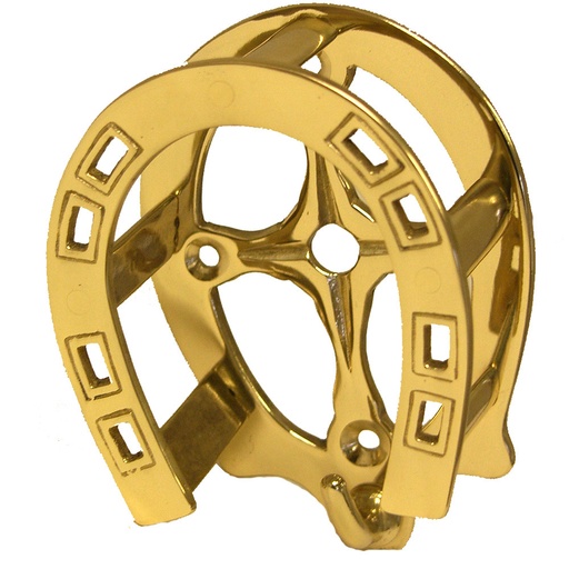 [110809] Rack Para Cabezada Con Herradura Dorados 