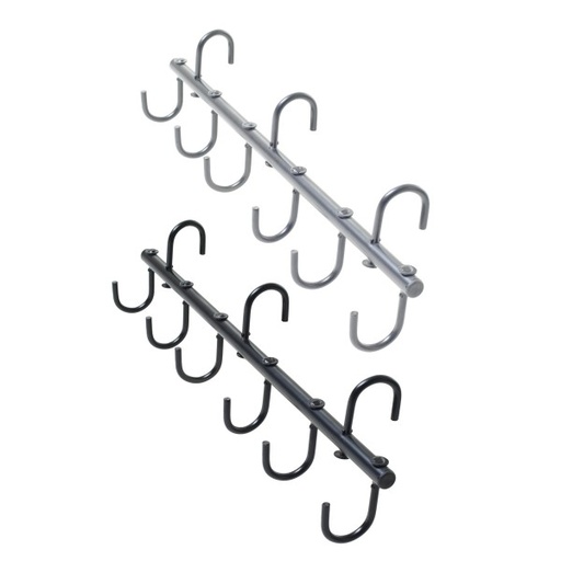 [467877SLVR ONE] Rack Portatil de 6 espacios Color Plateado 