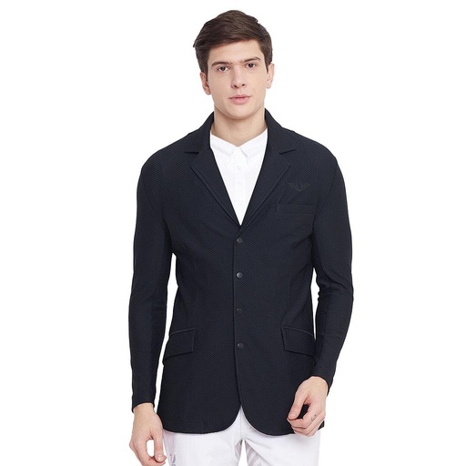 [100987-017_16_L] Saco De Competencia Para Hombre TuffRider EquiVent - L - Negro 