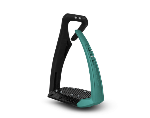 [F02957] Estribos Soft Up Pro + - Negro/Verde - Negro/Verde