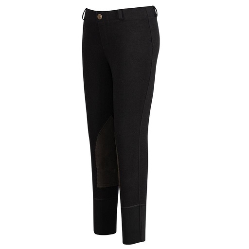 [100567-479/16/10] Breeches Jpc Tuff Ride Lowrise Para Niño - 10 - Negro