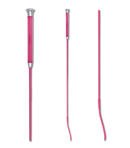 [1401031-120] Fusta De Adiestramiento Con Agarrador Gel de 120cm - Rosado 