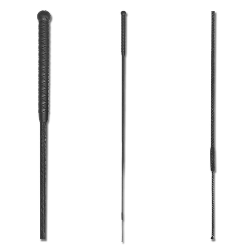 [143001-110] Fusta Basica de Adiestramiento Mango Color Negro - 110cm